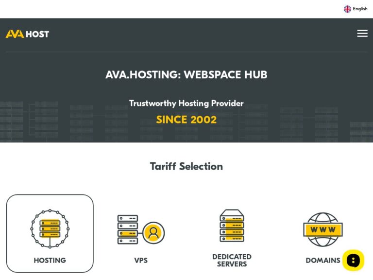 Avahost VPS Nano Special Promo 11€ / Year